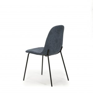 Alternative view of RENNE Chaise de séjour en tissu – Bleu