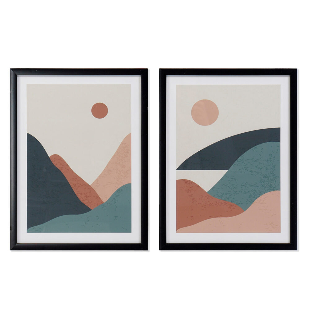 Set de 2 Tableaux Montagne
